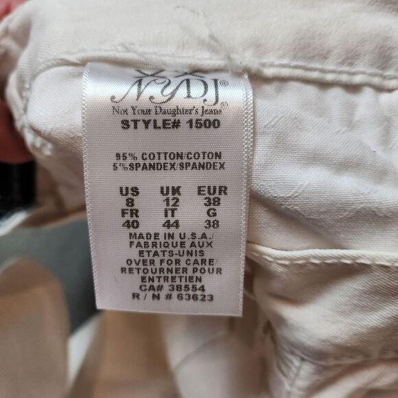 8 Not your Daughters Bootcut jeans size 8 White Jeans - Picture 7 of 12